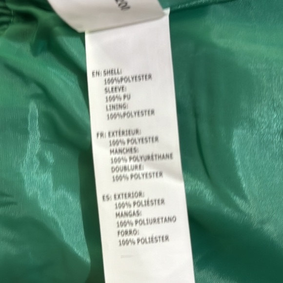 BOMBER CHAMPS GREEN VARSITY WOMEN'S JACKET NWOT - Picture 7 of 7